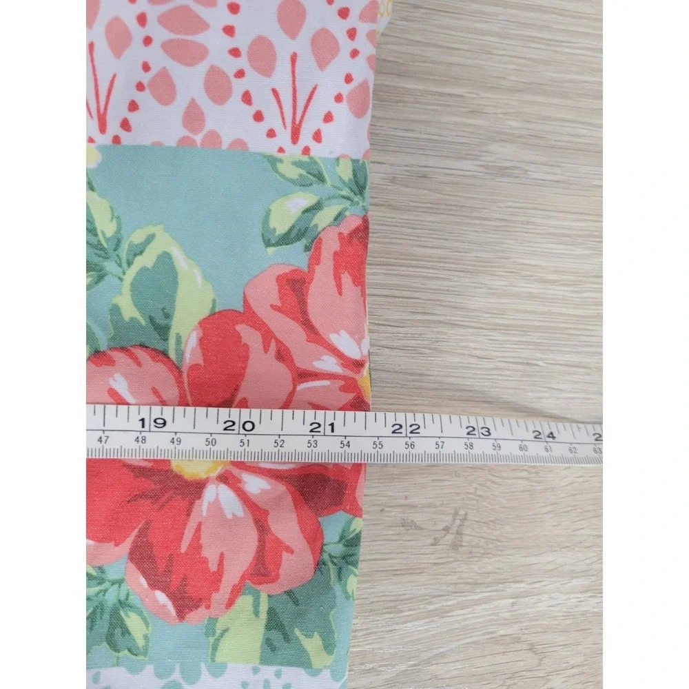 The Pioneer Woman‎  Floral Patchwork Drawstring Laundry  Bag Adjustable Strap